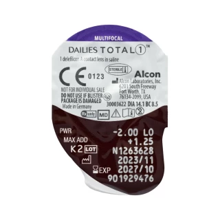 Dailies Total 1 Multifocal (90 lenses)