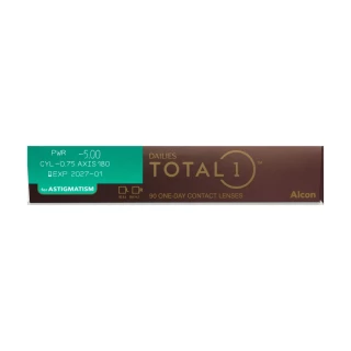 Dailies Total 1 for Astigmatism (90 linser)