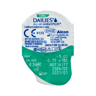 Dailies AquaComfort Plus Toric (90 lenses)