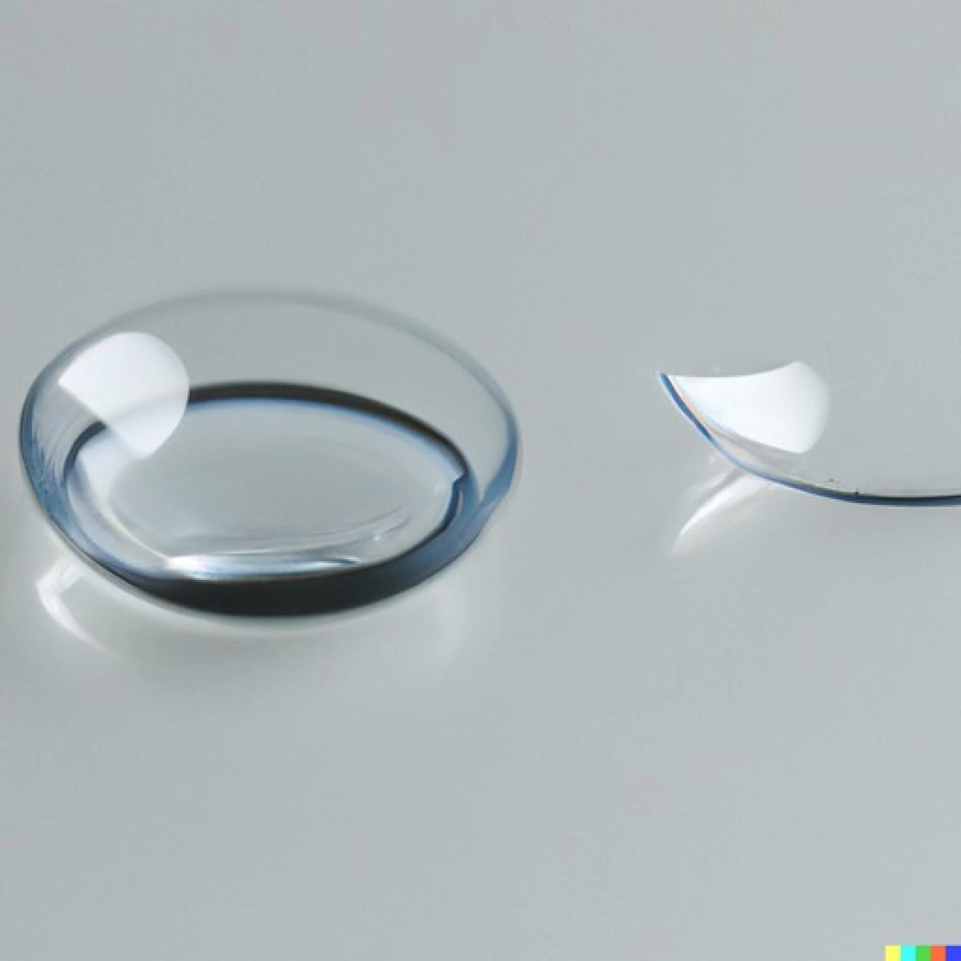 My contact lens is torn or has a little bulge, what should I do?