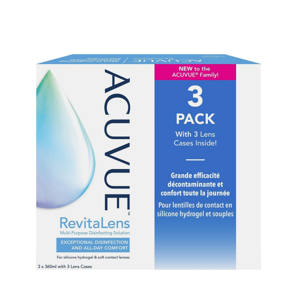 Acuvue RevitaLens Solution Pack Avantage (3x360ml)