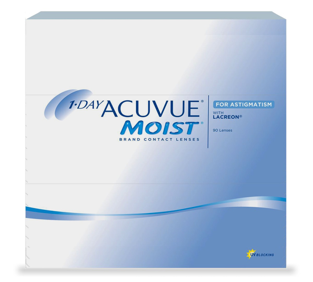 1-Day Acuvue Moist for Astigmatism (90 lentilles)