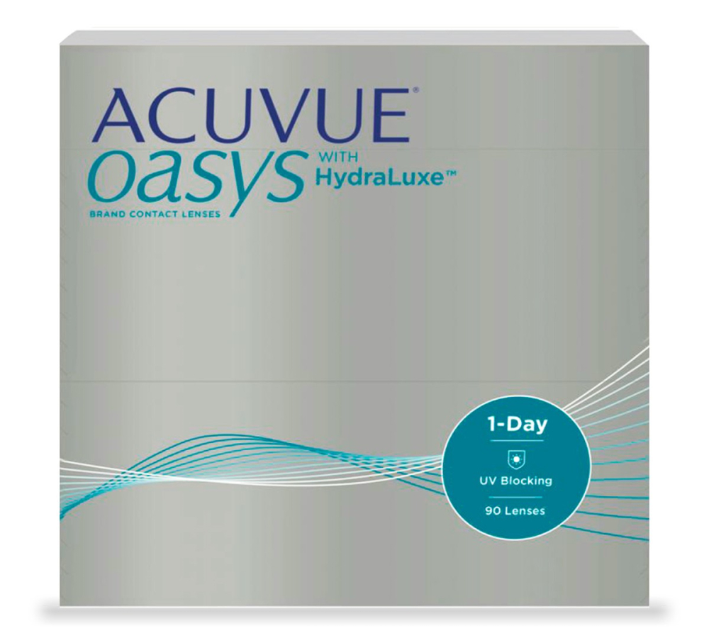Acuvue Oasys 1-Day with HydraLuxe (90 lentilles)