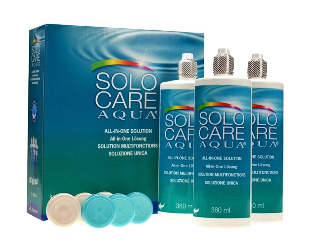 Solocare Aqua Økonomipakke (3x360ml)