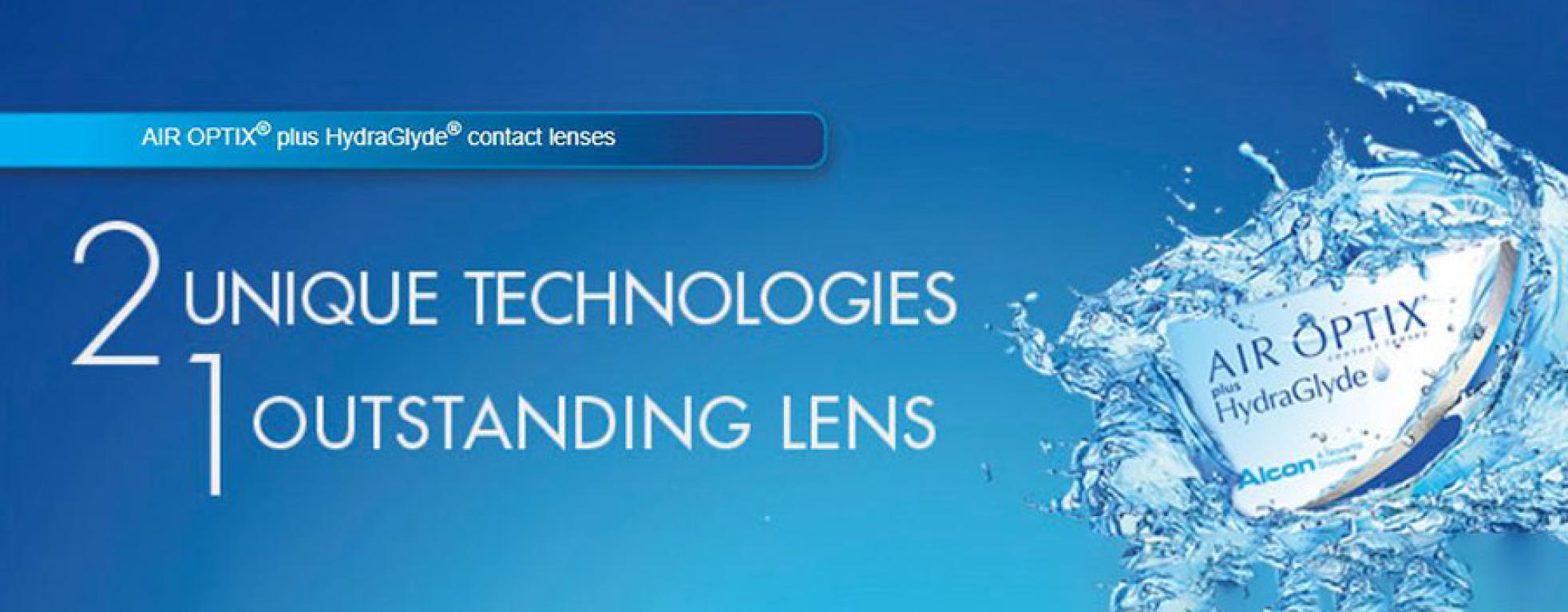 Air Optix plus HydraGlyde vs. Air Optix Aqua