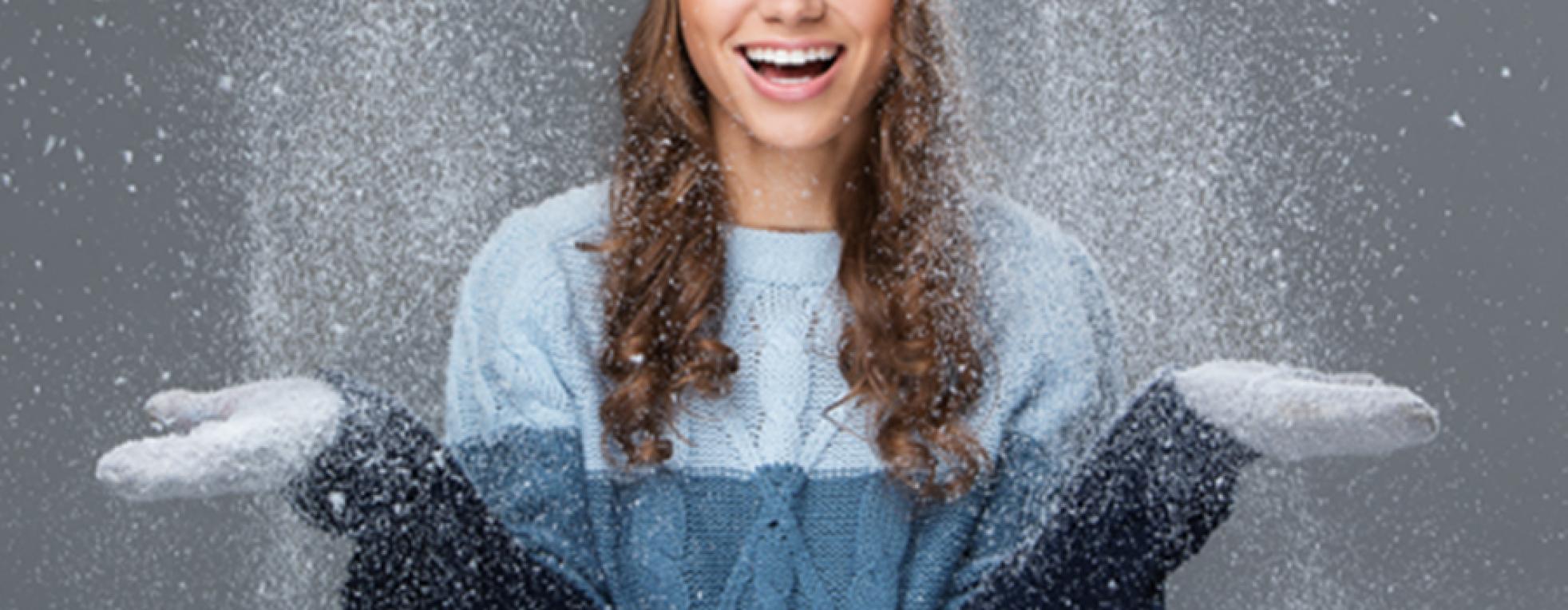 Tragen von Kontaktlinsen im Winter