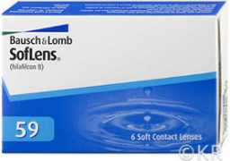 Soflens 59 bei Kurz und Weitsichtigkeit geeignete Montaslinsen 6 Stück