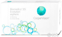Biomedics-55-Evolution-extrem-dünnes-Material-6-Stück-Monatslinsen