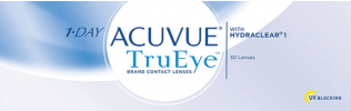 Silikon-Hydrogel-Tageslinsen mit hoher Sauerstoffdurchlässigkeit von Johnson & Johnson | 1-Day Acuvue TruEye 1day-acuvue-trueye