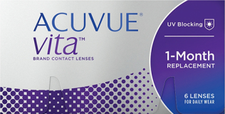 Monatslinsen aus Silikon-Hydrogel mit extra dünnen Rändern von Johnson & Johnson | Acuvue Vita acuvue-vita